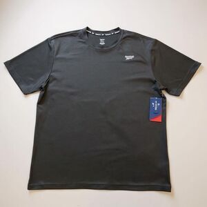 Reebok Men's Performance Athletic T-Shirt – Black | Breathable & Stylish Size L